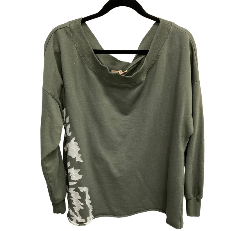 Top Long Sleeve By Clothes Mentor In Green, Size: Xl