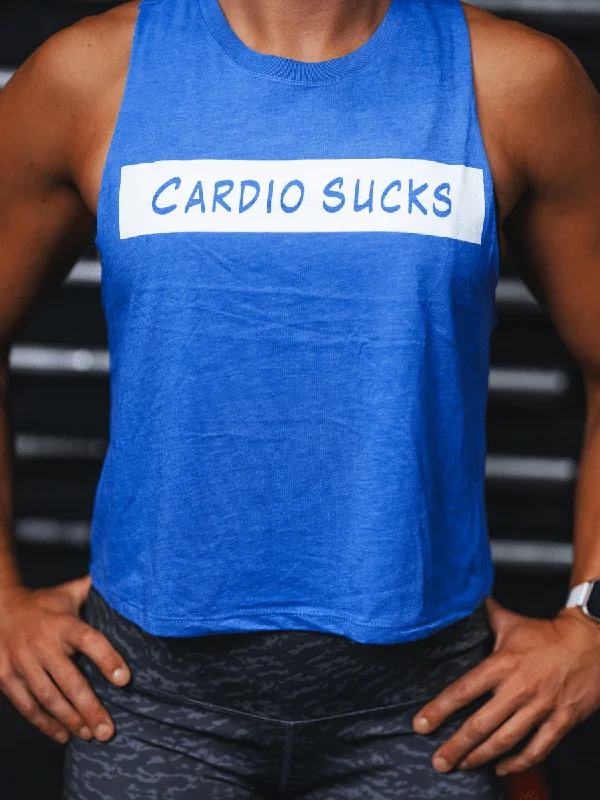 Cardio Sucks Crop Tank