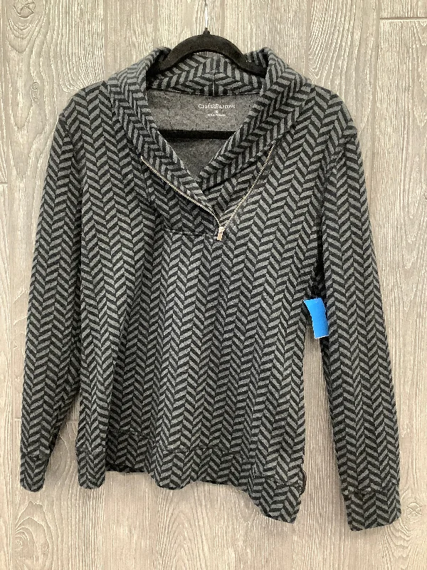 Top Long Sleeve By Croft And Barrow In Grey, Size: S