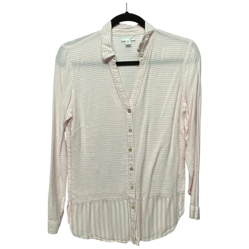 Top Long Sleeve By J. Jill In Striped Pattern, Size: S