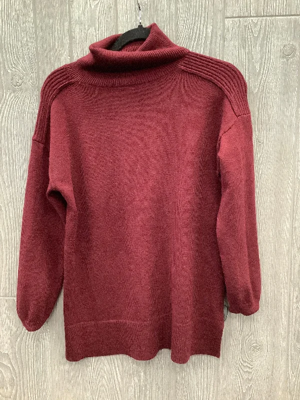 Top Long Sleeve By Evereve In Red, Size: Xs