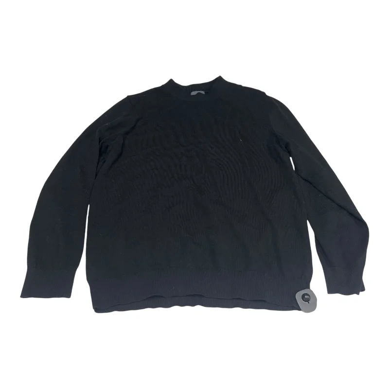 Top Long Sleeve By H&m In Black, Size: L