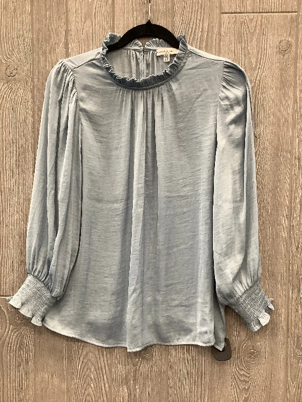 Top Long Sleeve By Clothes Mentor In Blue, Size: M