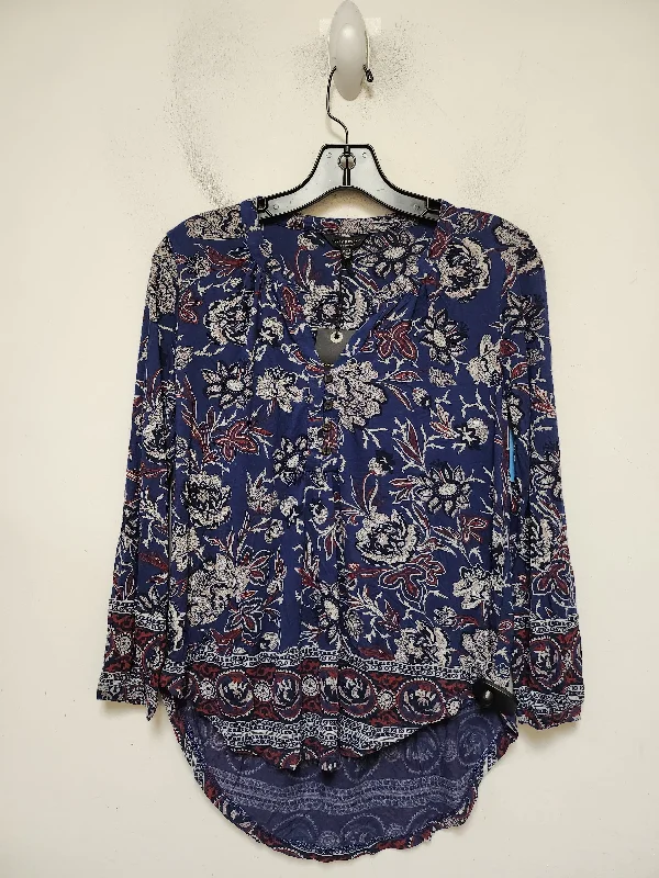 Top Long Sleeve By Lucky Brand In Multi-colored, Size: Xs