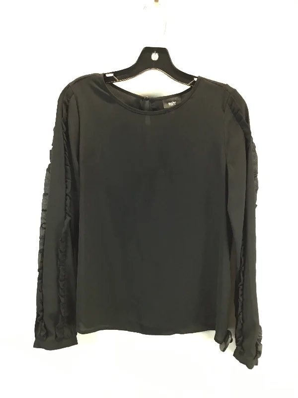 Top Long Sleeve By Mossimo In Black, Size: Xs