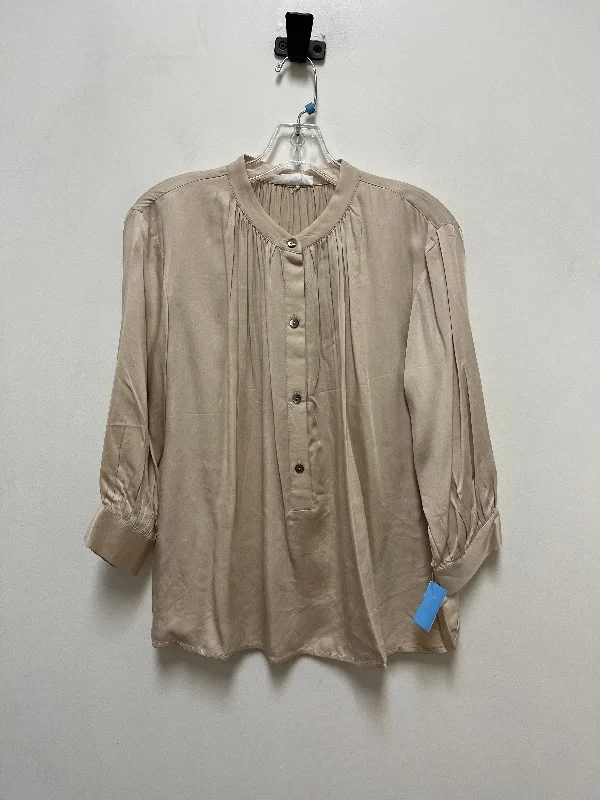 Top Long Sleeve By Cma In Cream, Size: M