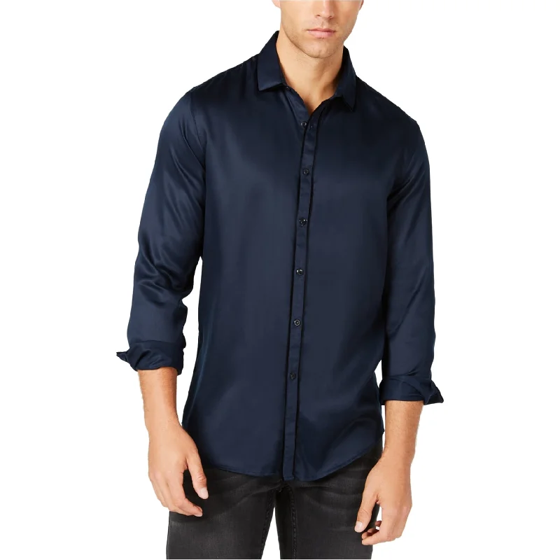 I-N-C Mens Party Pajama Button Up Shirt