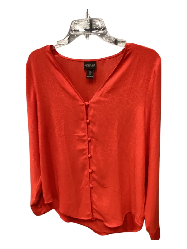 Top Long Sleeve By Rachel Zoe In Red, Size: M