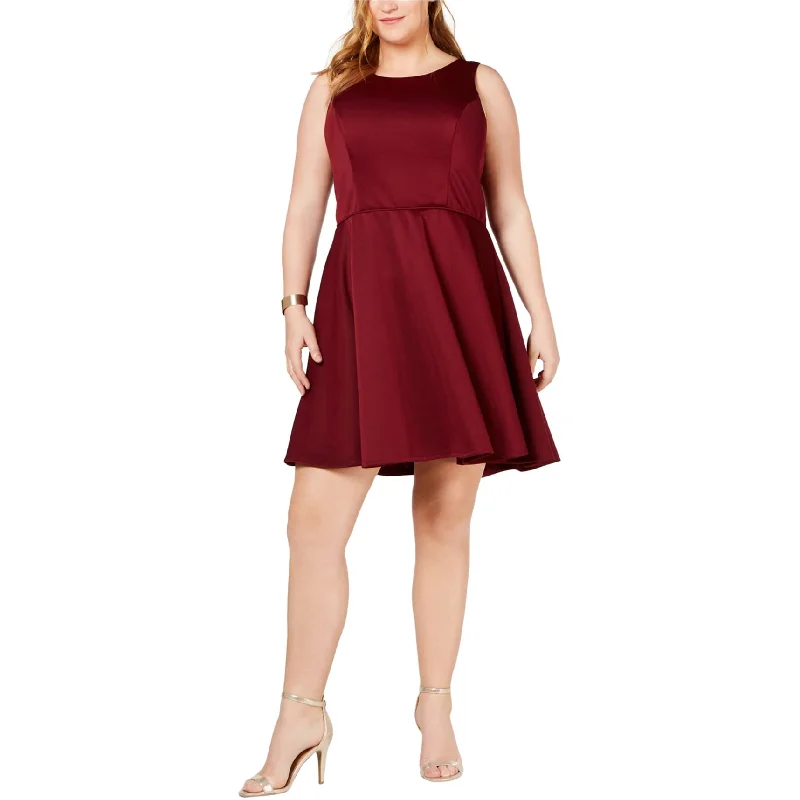 City Studio Womens Party A-Line Dress