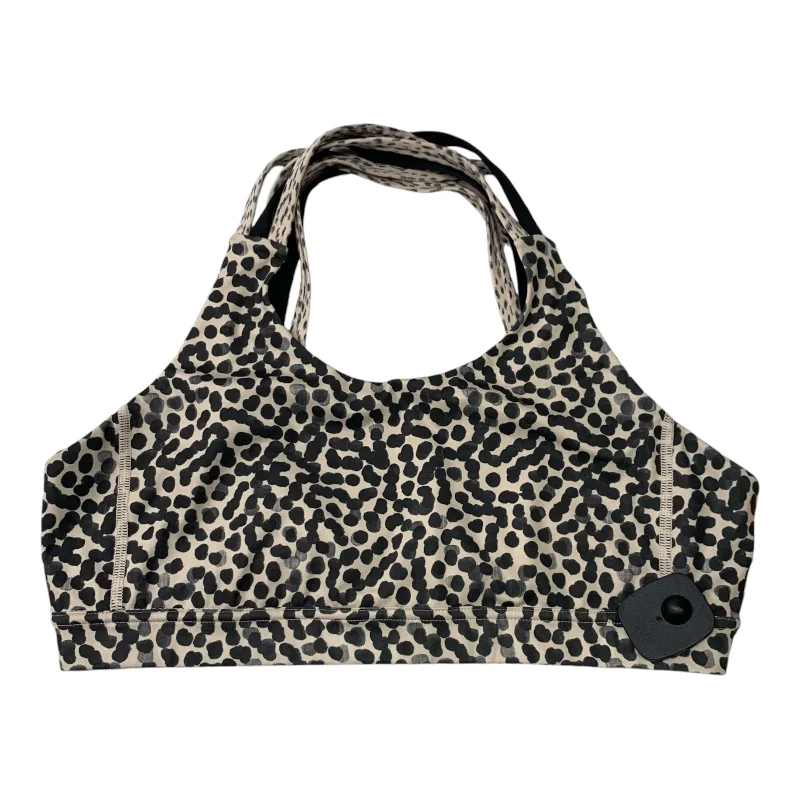 Athletic Bra By Lululemon In Animal Print, Size: L