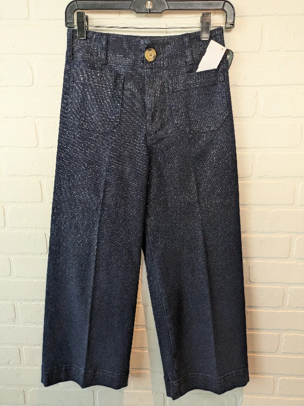 Jeans Cropped By Maeve In Blue Denim, Size: 2