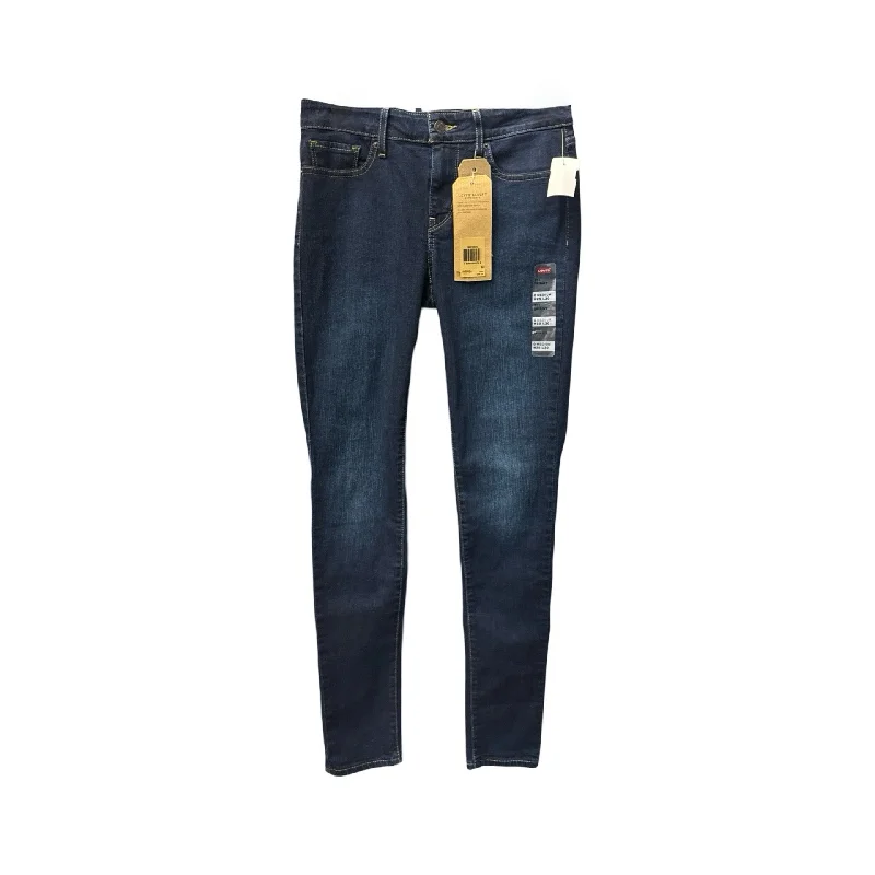 Jeans Skinny By Levis In Blue Denim, Size: 0