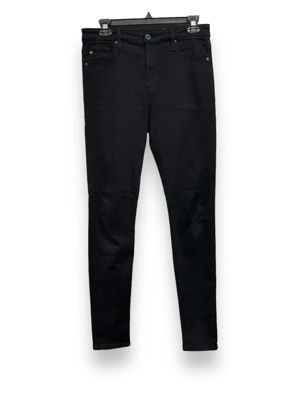 Jeans Straight By Adriano Goldschmied In Black, Size: 6