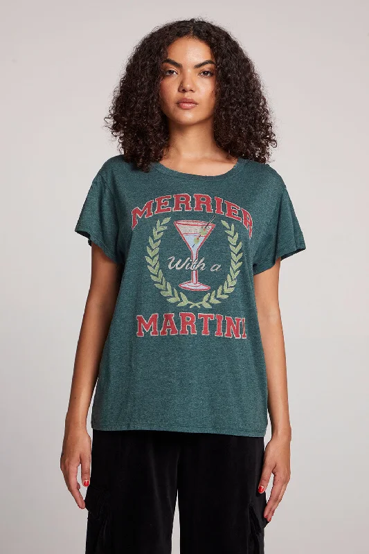 Merrier With A Martini Tee