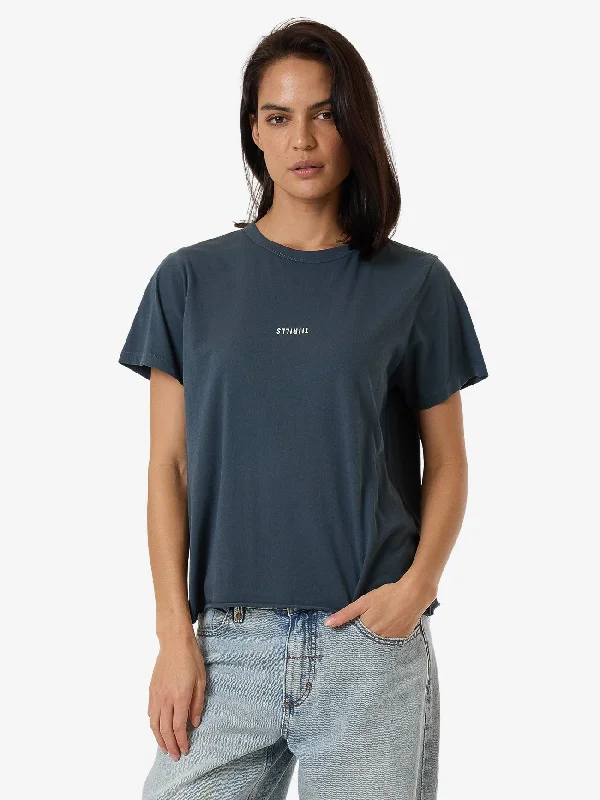 Minimal Thrills Relaxed Tee - Dark Slate