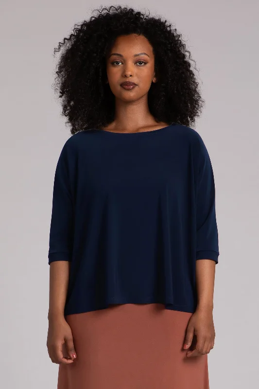 Nu Clip Top | Navy