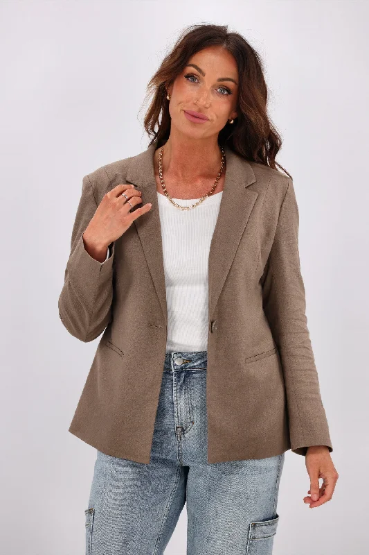 ONLY Caro Blazer Walnut