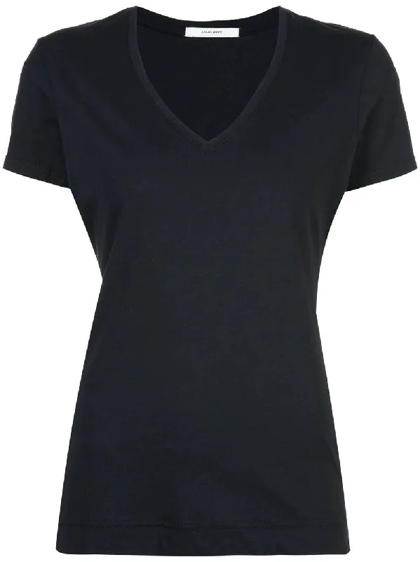 short sleeve v-neck t-shirt in pima cotton