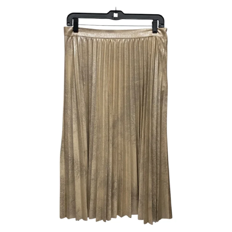 Skirt Midi By Maeve In Gold, Size: M