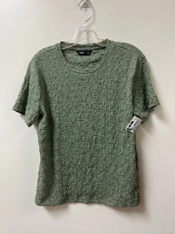 Top Short Sleeve By Simply Vera In Green, Size: Xl