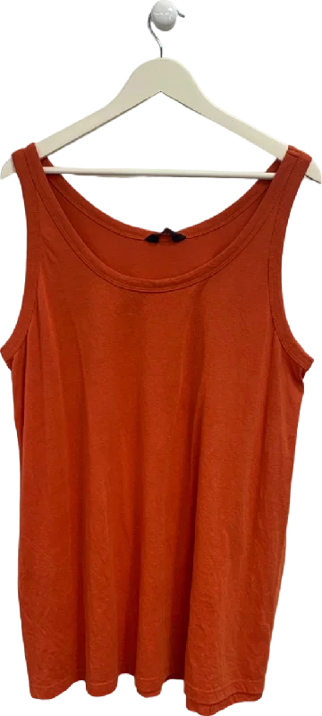 Yours Orange Sleeveless Top UK 22-24