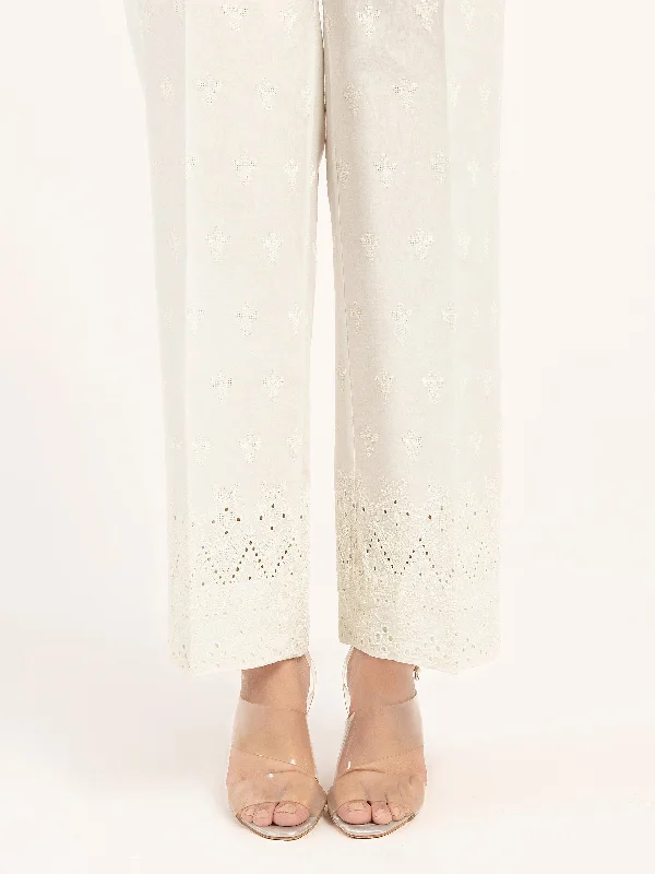 Embroidered Winter Cotton Trousers