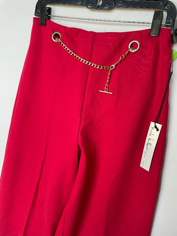 Pants Wide Leg By Nicole Miller In Red, Size: M