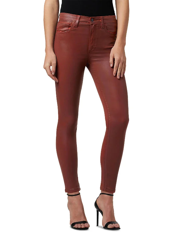 The Charlie Womens High Rise Ankle Skinny Jeans