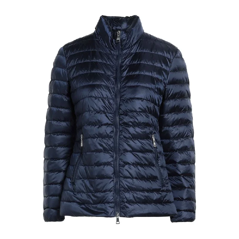 Blue Polyamide Jackets & Coat