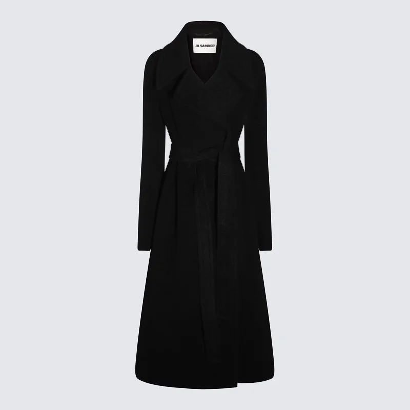 Jil Sander Coats Black