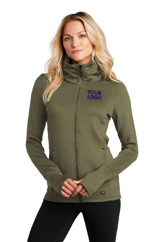 OGIO ENDURANCE Ladies Modern Performance Branded Jackets, Deep Olive