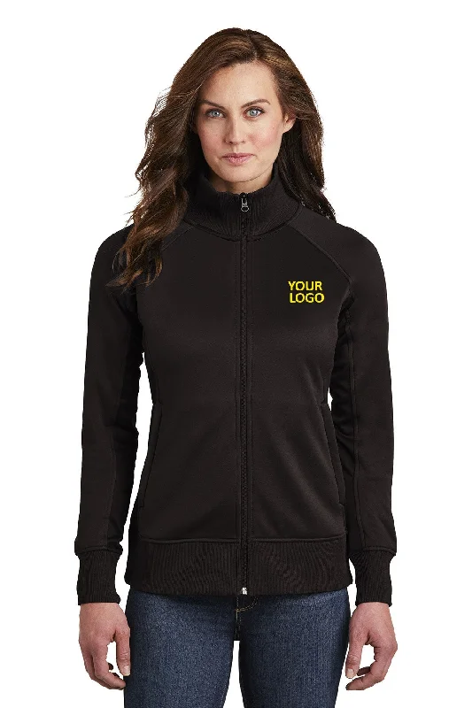 North Face Ladies Tech FullZip Fleece Jacket TNF Black