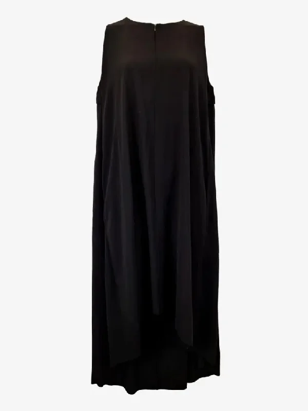 COS Sleek Structured Hi-Low Midi Dress Size 14