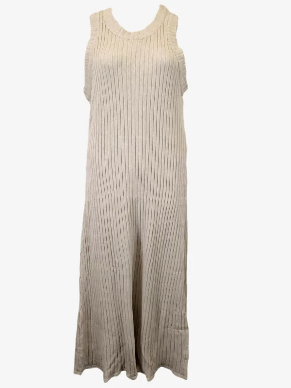 Kowtow Classic Racer Back Tank Midi Dress Size L