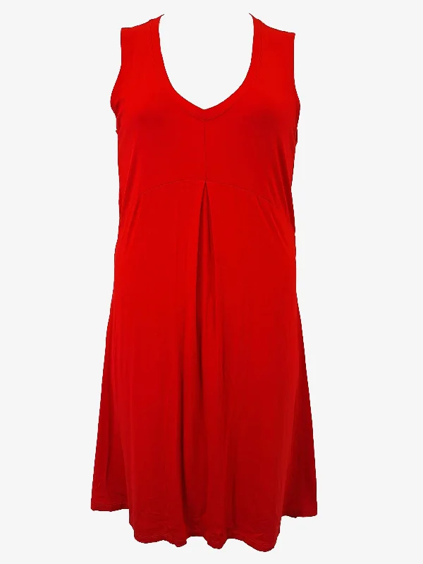 Paula Ryan Effortless V Neck Midi Dress Size L