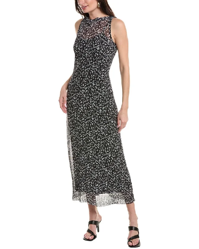 Vince Camuto High Neck Maxi Dress