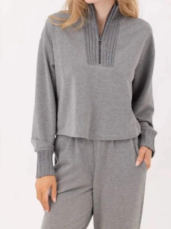 Cambria Sweatshirt In Dark Heather Grey