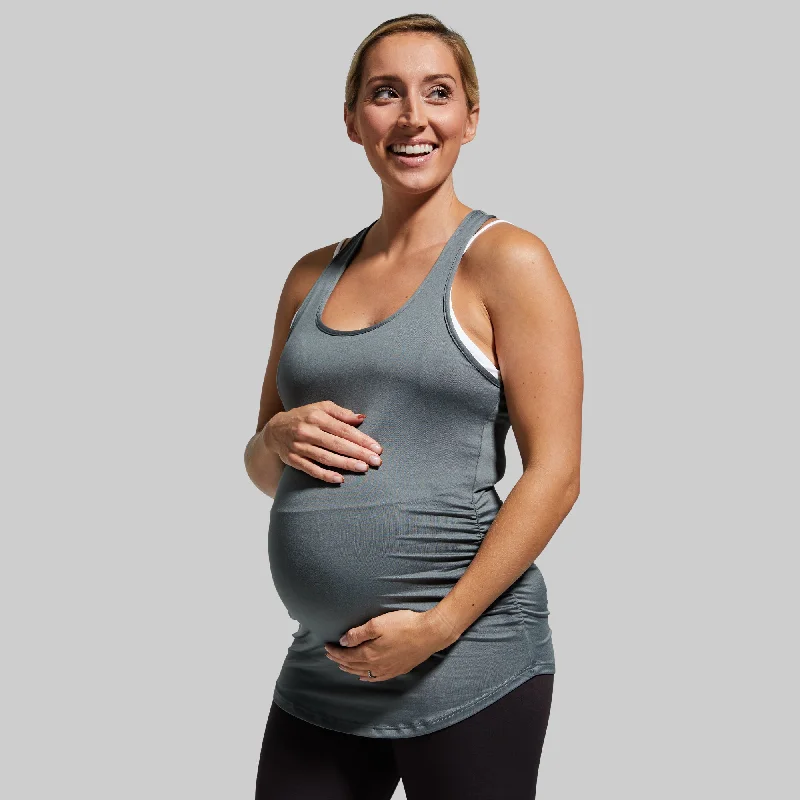 Maternity Staple Tank (Slate)