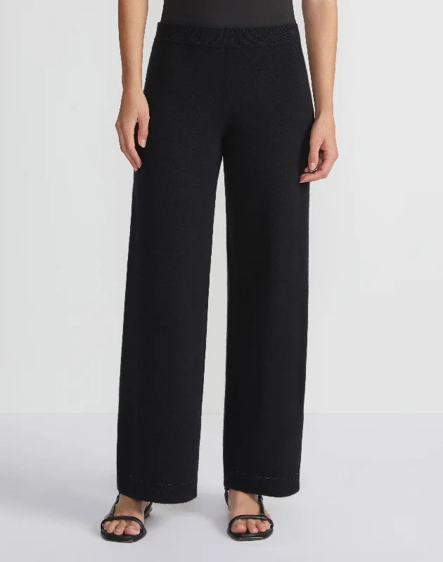 Wool-Cashmere Knit Pant